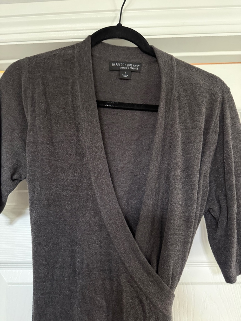 Brown Wrap-Style Robe - Women - Picture 2 of 6